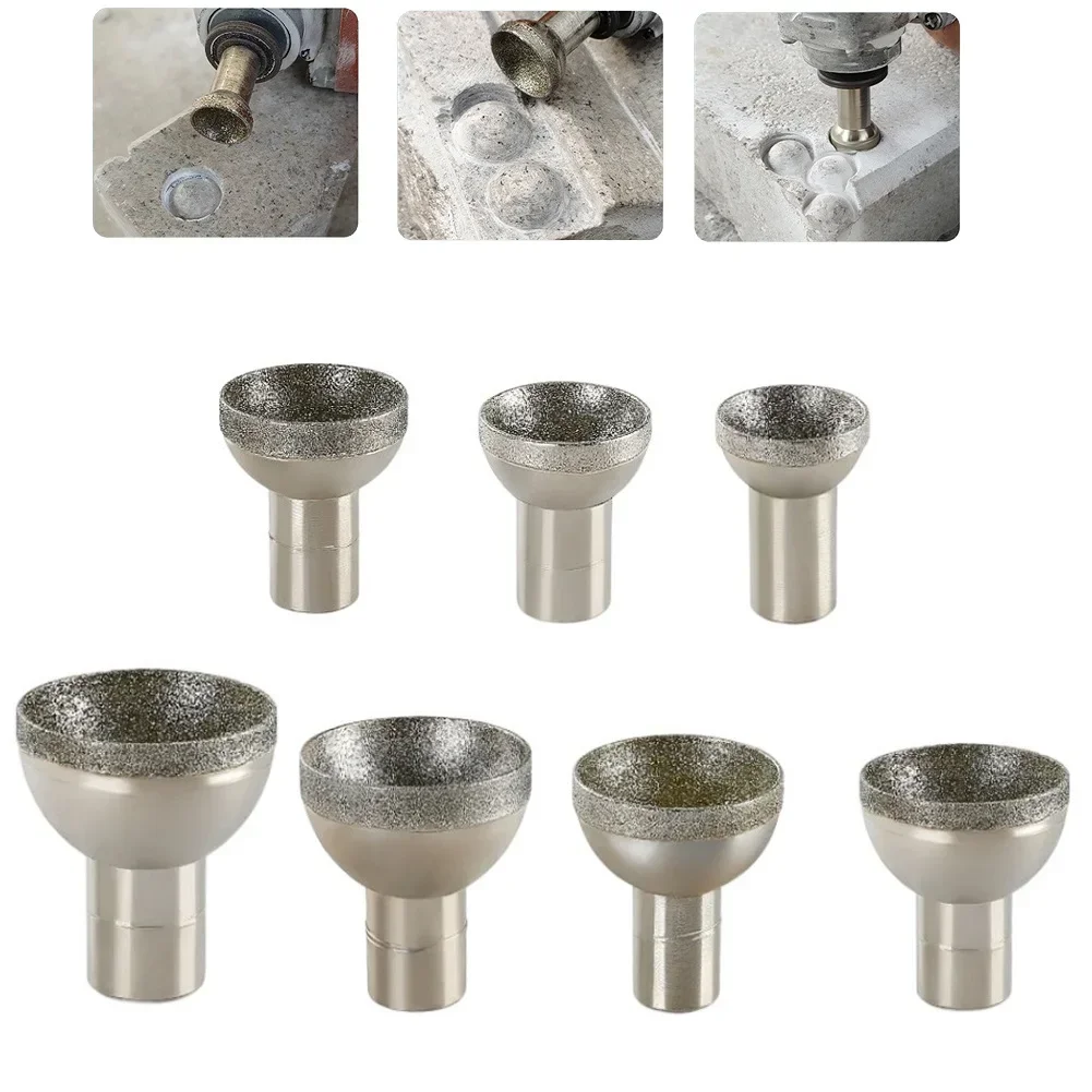 Jewelry Making Rotary Tool - ダイヤモンドボールバー 20-50mm 球形チップ 粗研磨用 ジェイド、琥珀、ワックス、ジュエリー製作 ロータリーツールビット