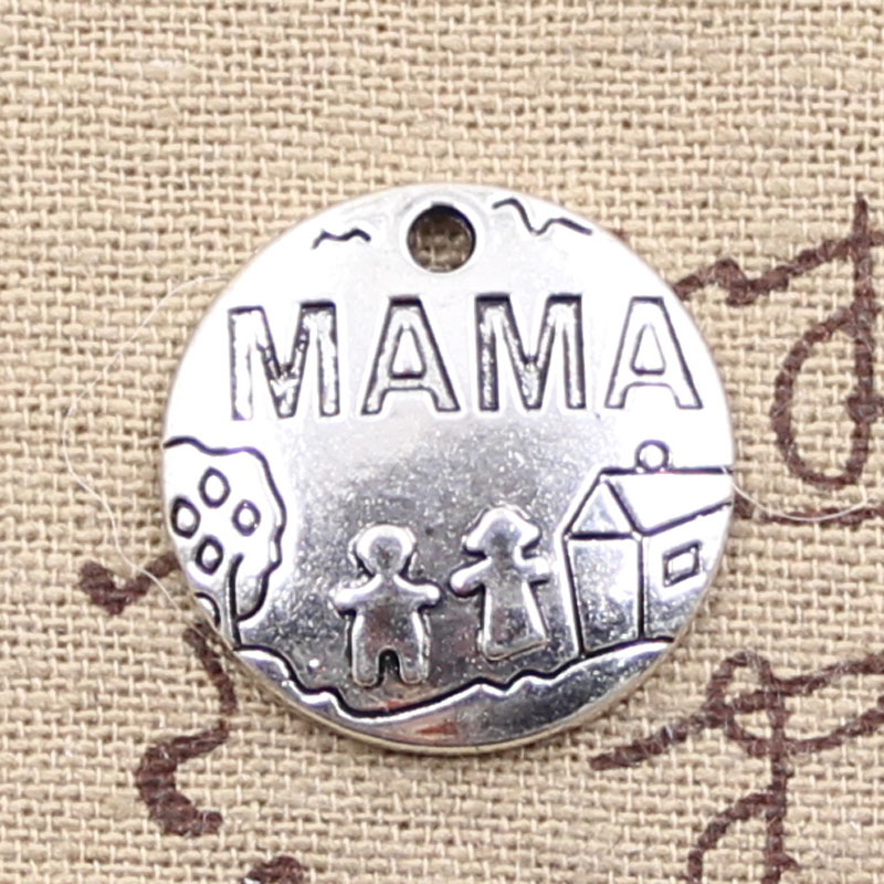 Jewelry Making 4 Year Old - 子供のための12の魅力的なペンダント,手作りのジュエリー,チベットの色,22x22mm