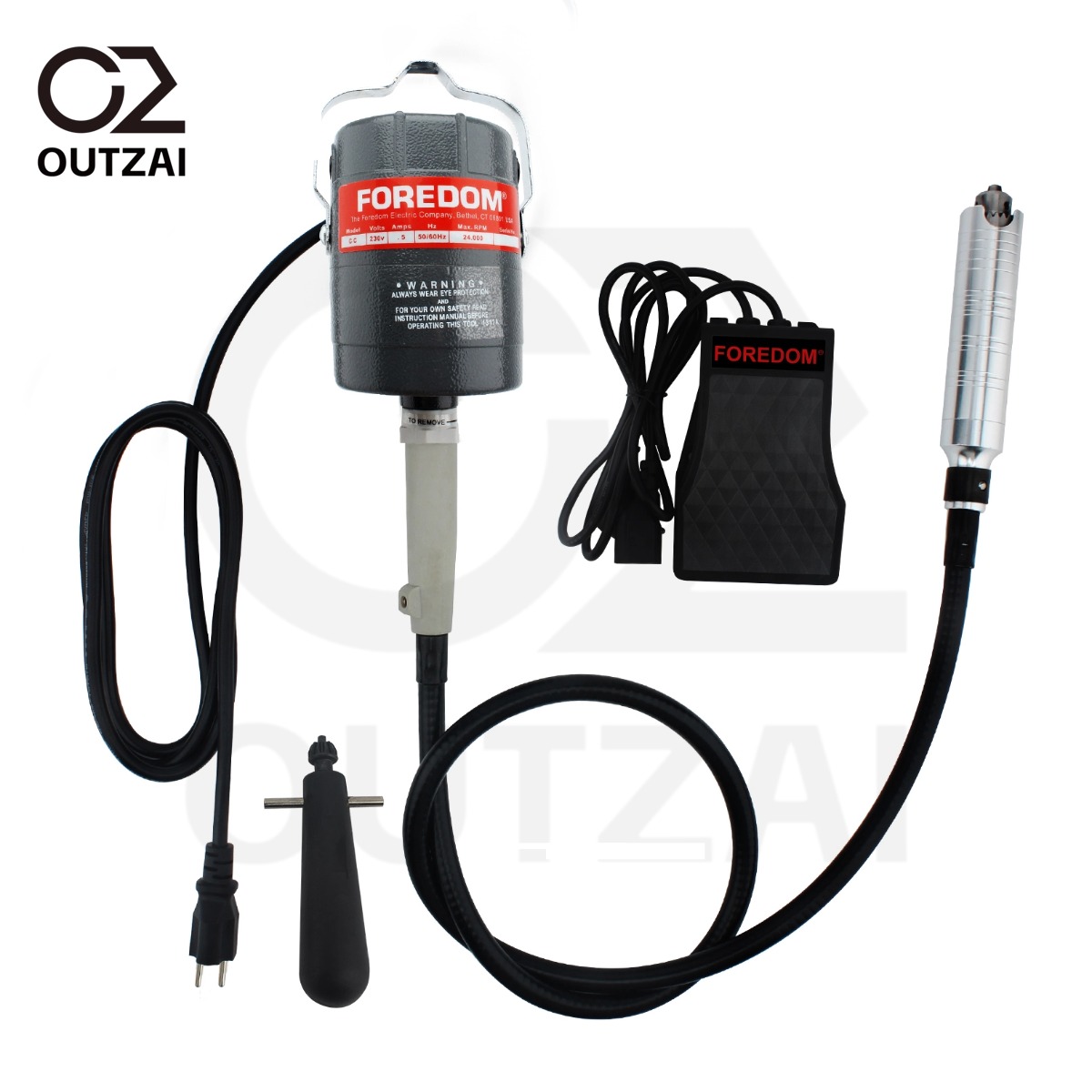Jewelry Making Rotary Tool - 110V CC30フレックスシャフトグラインダー ジュエリーロータリー研磨機 24000rpm 230W フレックスシャフトハンギングモーター