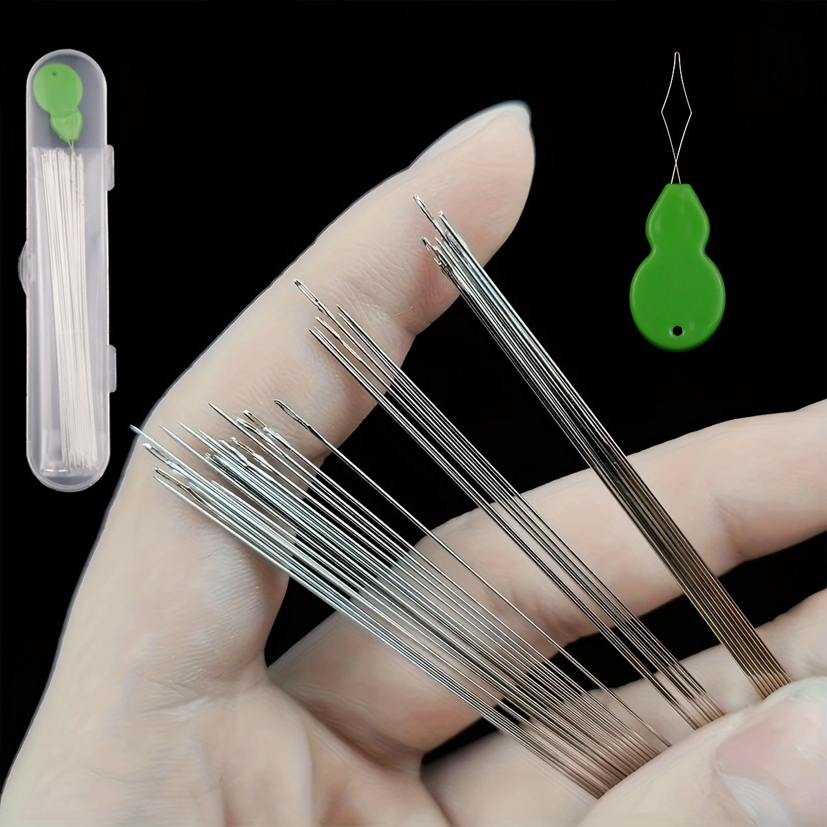 Jewelry Making Rivets - 手縫い用の大きな針,ジュエリー作りのアクセサリー,大きな目の針,1セットあたり25個