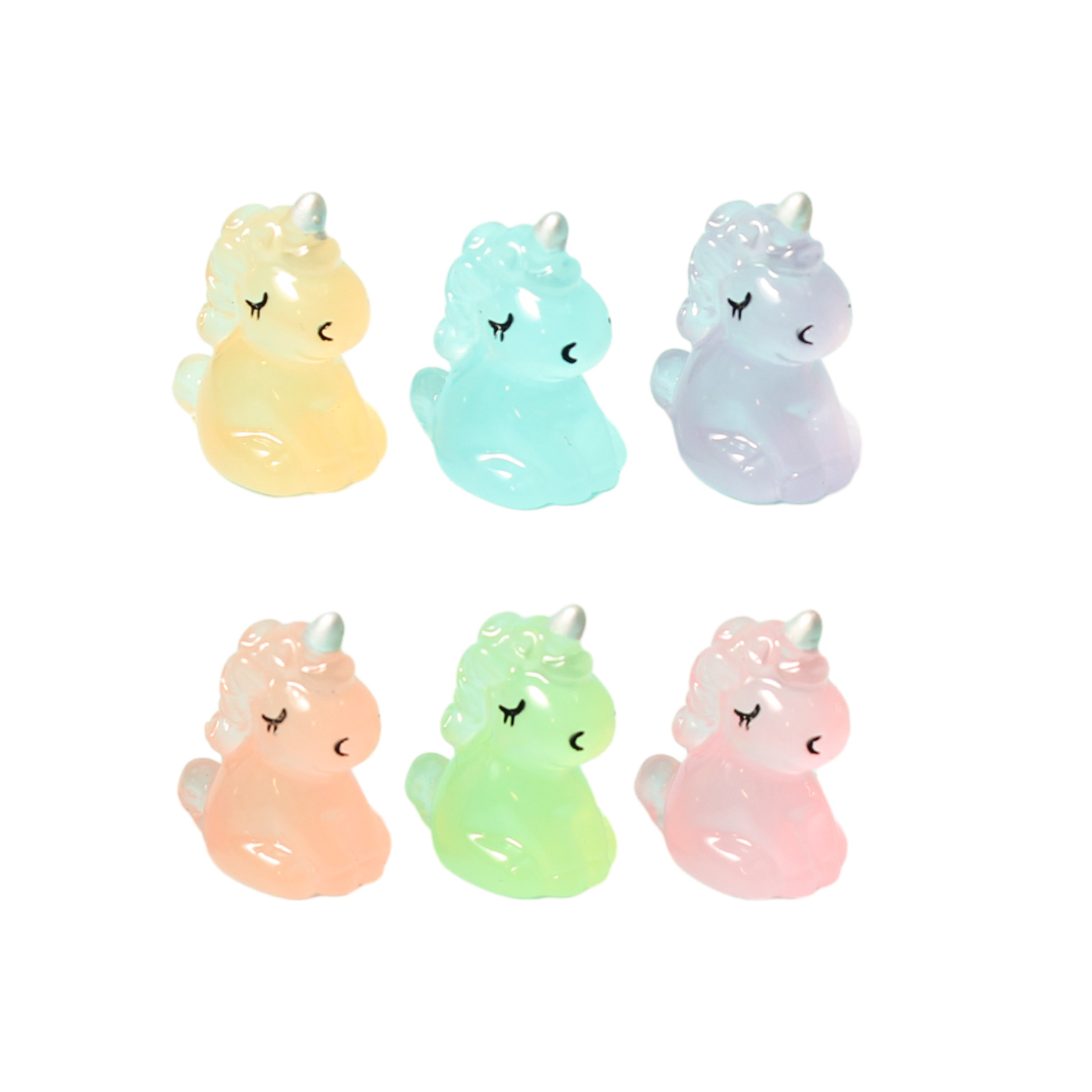 10 個かわいいかわいい発光 3D ユニコーン馬チャーム動物 - Jewelry Making 4 Year Old のレビューと価格