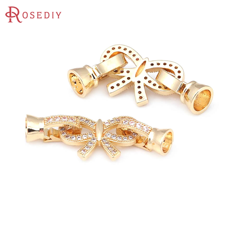 18Kゴールドカラーの無限大シンボルとリボン結びのハート型接 - Jewelry Making Knots For Clasps のレビューと価格