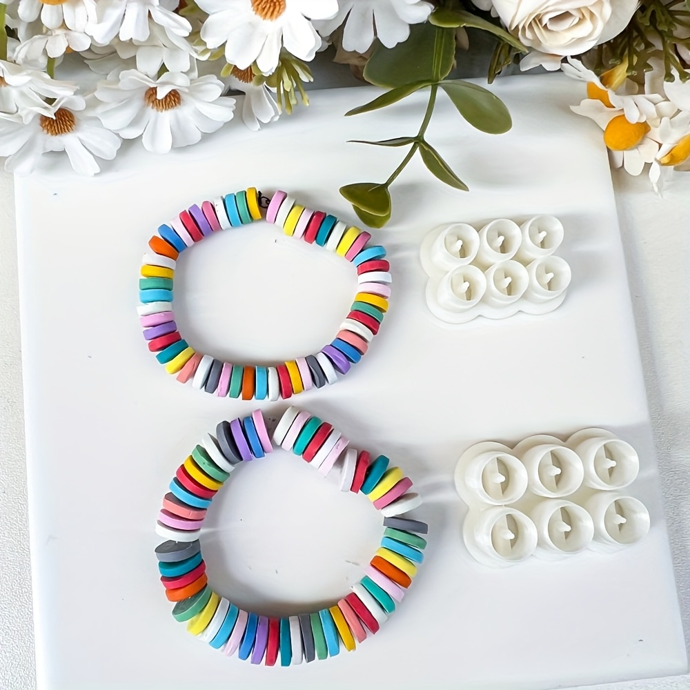4個入りラウンドビーズポリマークレイカッターセット レインボ - Jewelry Making For Beginners のレビューと価格