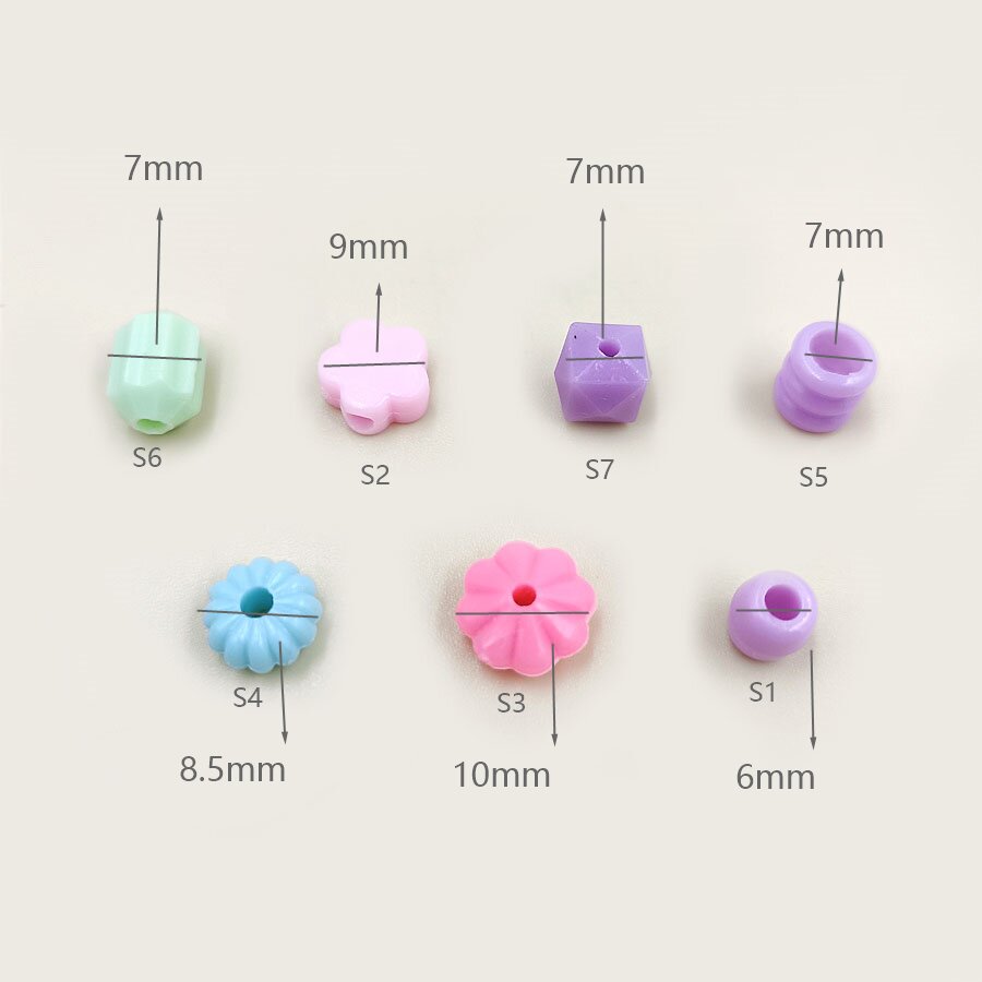 40 ピース/バッグルースミックスかわいいアクリルビーズ穴付 - Jewelry Making 4 Year Old のレビューと価格