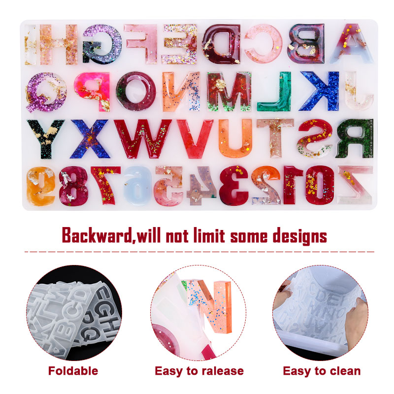 日曜大工のジュエリーを作るための成形金型,アルファベット,樹 - Jewelry Making Online のレビューと価格