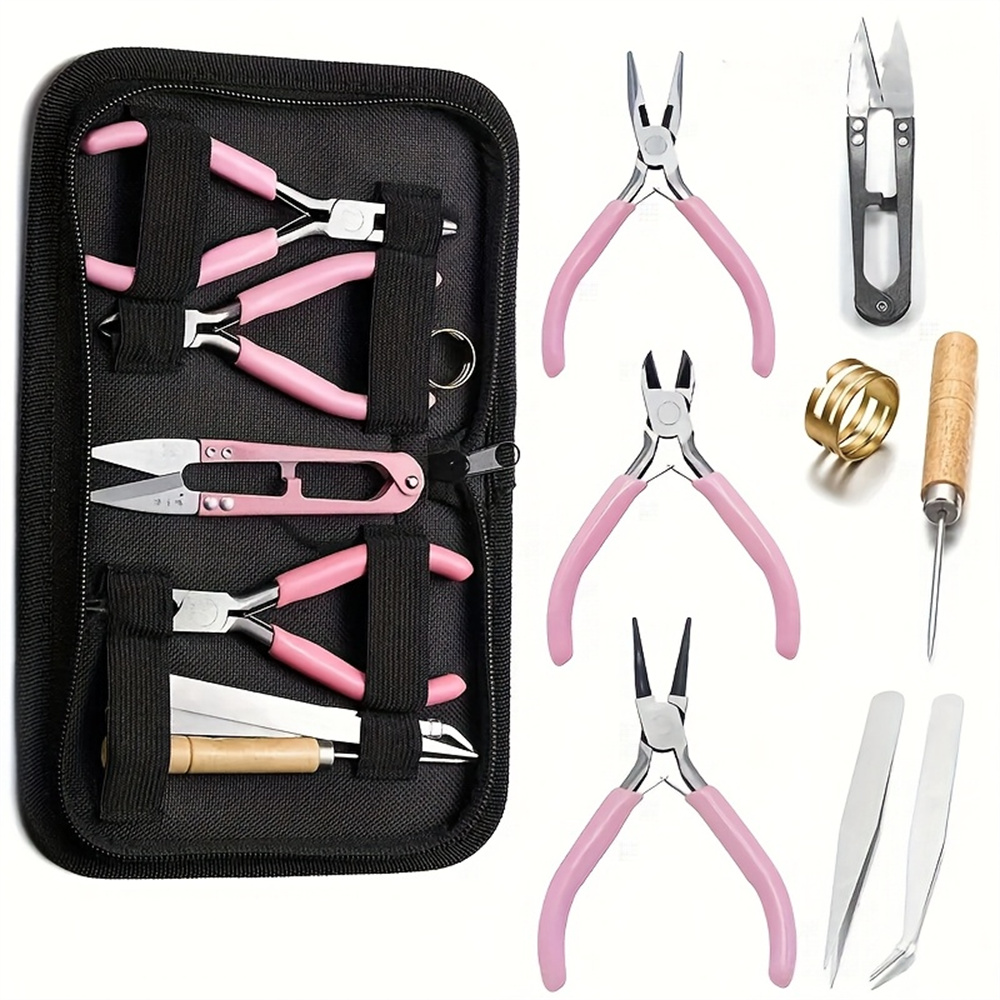 1セットの上級者向け製作工具セット、丸型ノーズプライヤー、尖 - Jewelry Making For Beginners のレビューと価格