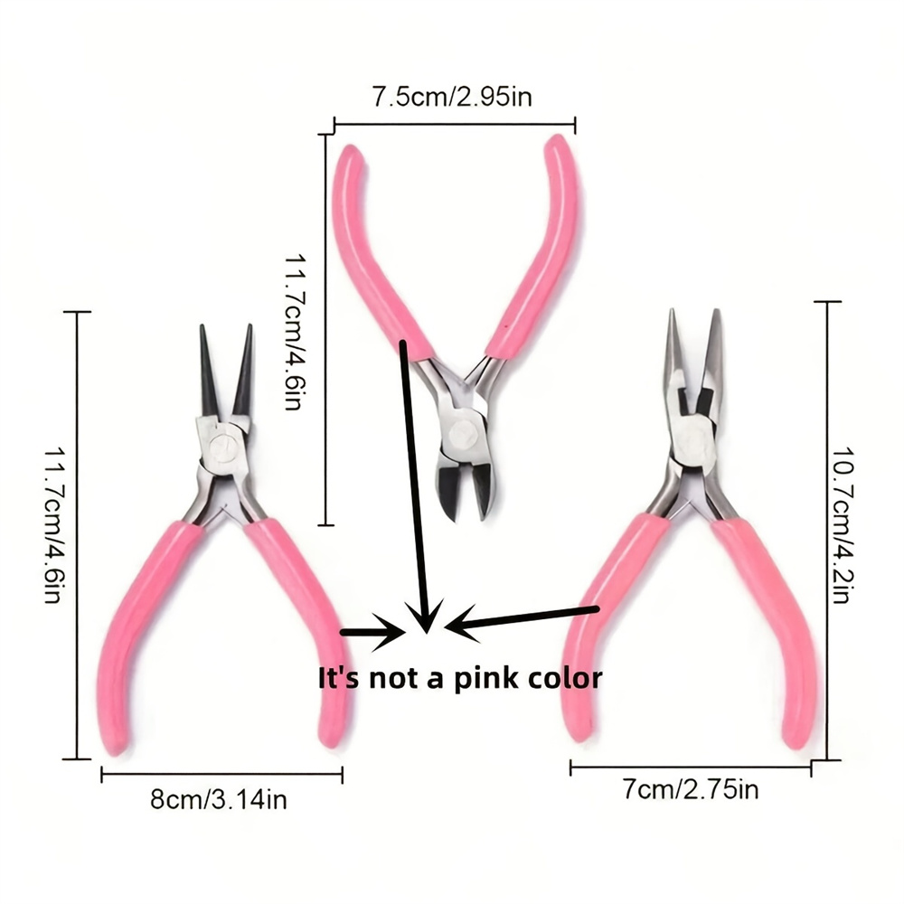 1セットの上級者向け製作工具セット、丸型ノーズプライヤー、尖 - Jewelry Making For Beginners のレビューと価格