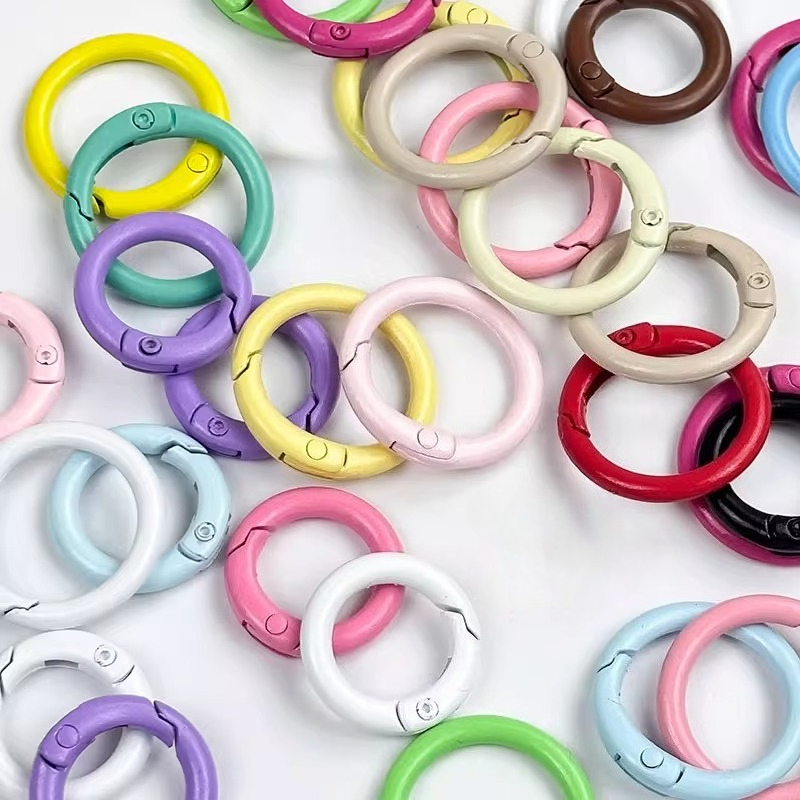 キャンディカラー亜鉛合金スプリングリング＆ジャンプリングDI - Jewelry Making Online のレビューと価格