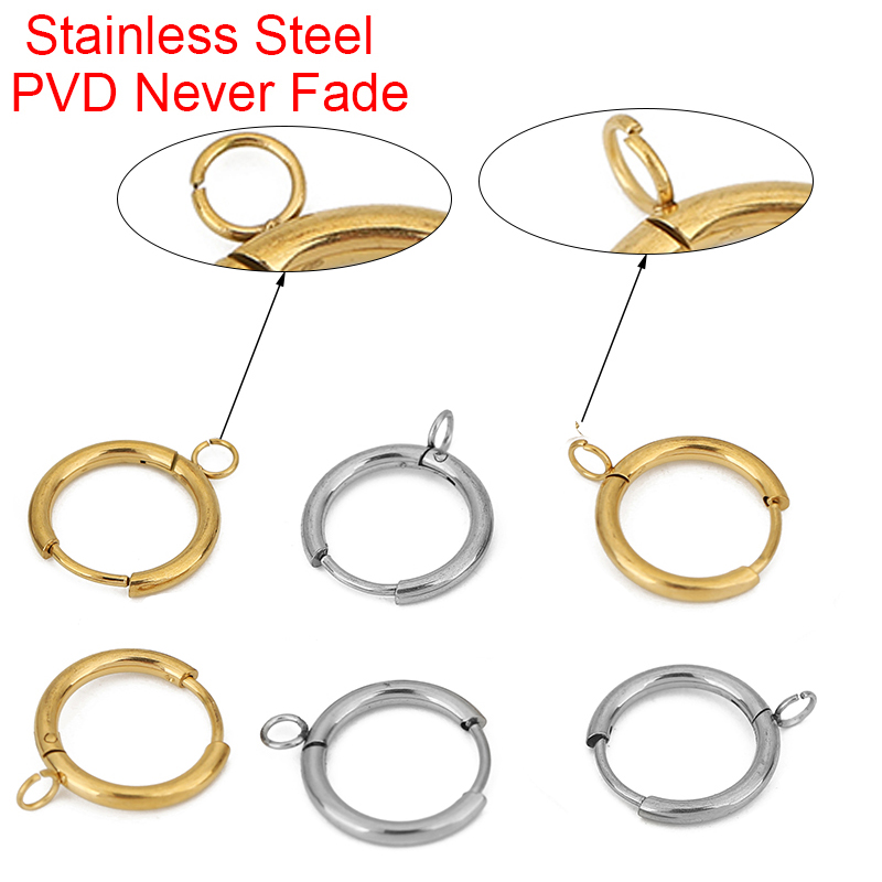10 個 PVD ​​決してフェードイヤリングフック作る 1 - Jewelry Making Wire のレビューと価格