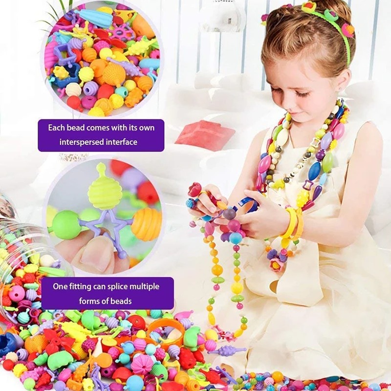 188-608 個ポップビーズ子供女の子プリンセスジュエリー - Jewelry Making 4 Year Old のレビューと価格