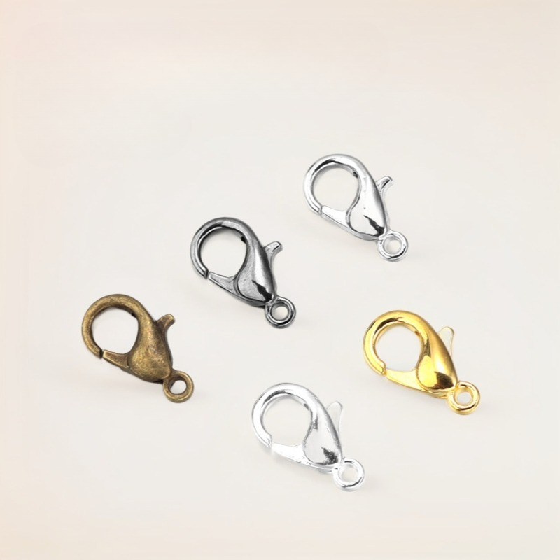 100個入り 9mm 12mm 14mm 亜鉛合金ロブスター - Jewelry Making Factory のレビューと価格