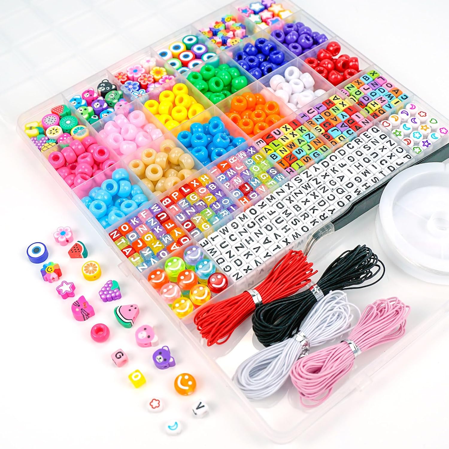 Dowsabelブレスレット作成キット、ポニーポリマークレイ - Jewelry Making Online のレビューと価格