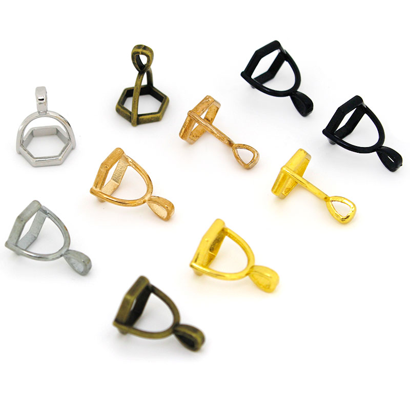 20 個六角形の宝石キャップ天然石クリスタル柱ペンダントキャ - Jewelry Making Name のレビューと価格