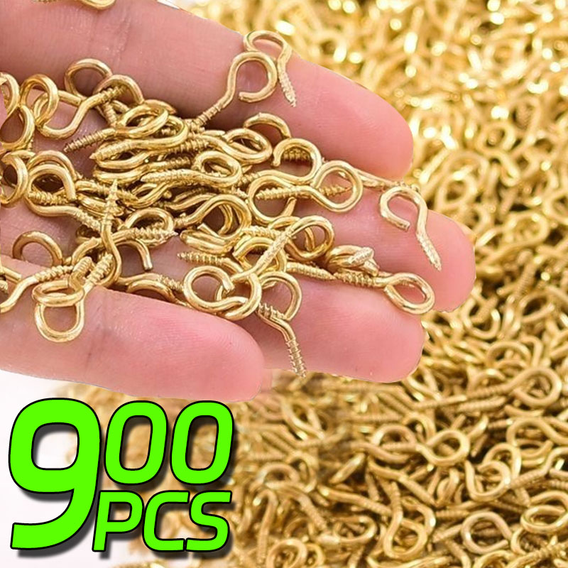 ミニネジ付きアイピン,金属製アイピン,アイレットフック,ネジ - Jewelry Making Rivets のレビューと価格