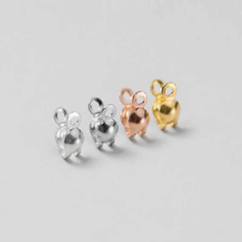 4個入り 本物の純銀925製 クロージャーエンドビーズ クラ - Jewelry Making Factory のレビューと価格
