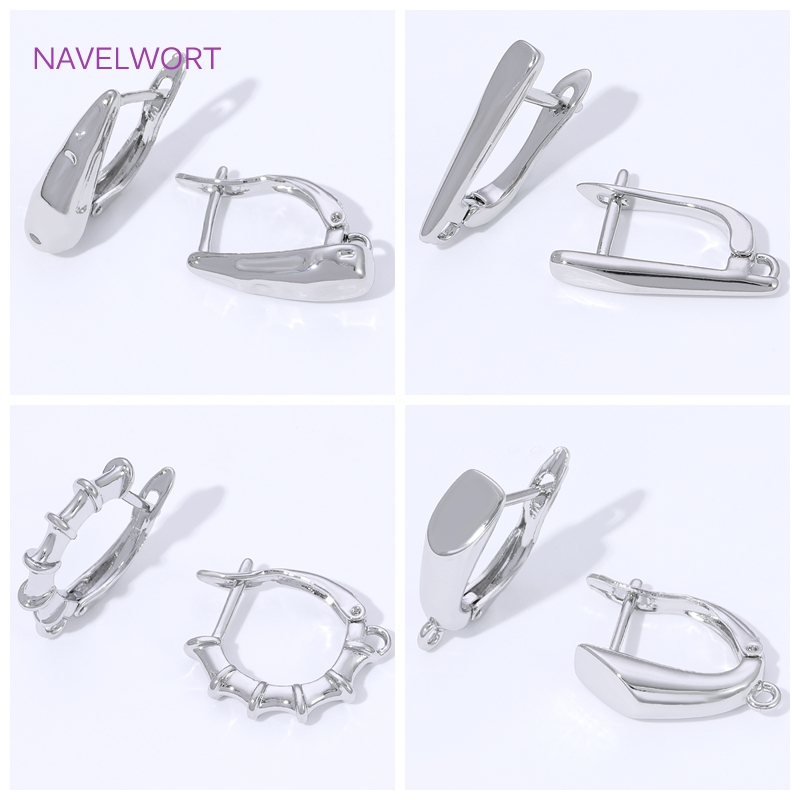18K ゴールドメッキの滑らかなイヤリングフック、イヤリング - Jewelry Making Wire のレビューと価格
