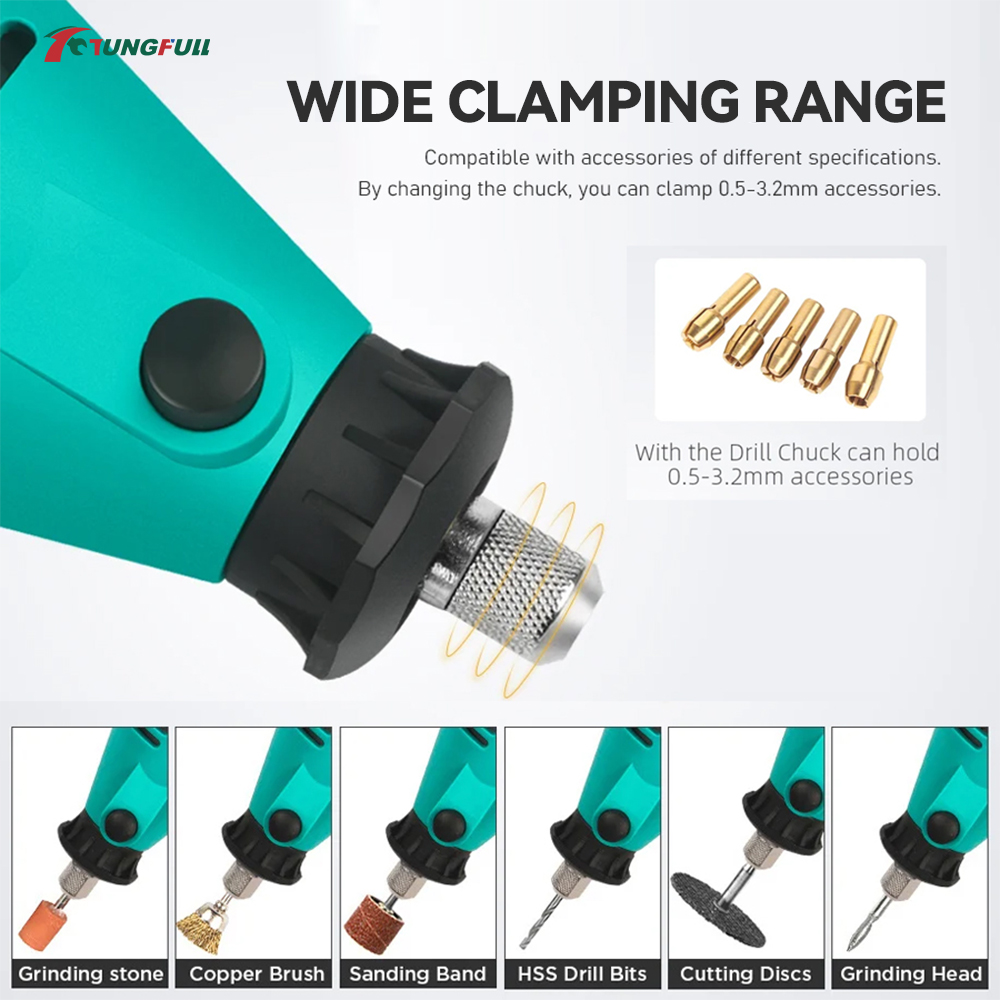 TUNGFULL ロータリーツールキット 複数のアクセサリー - Jewelry Making Rotary Tool のレビューと価格