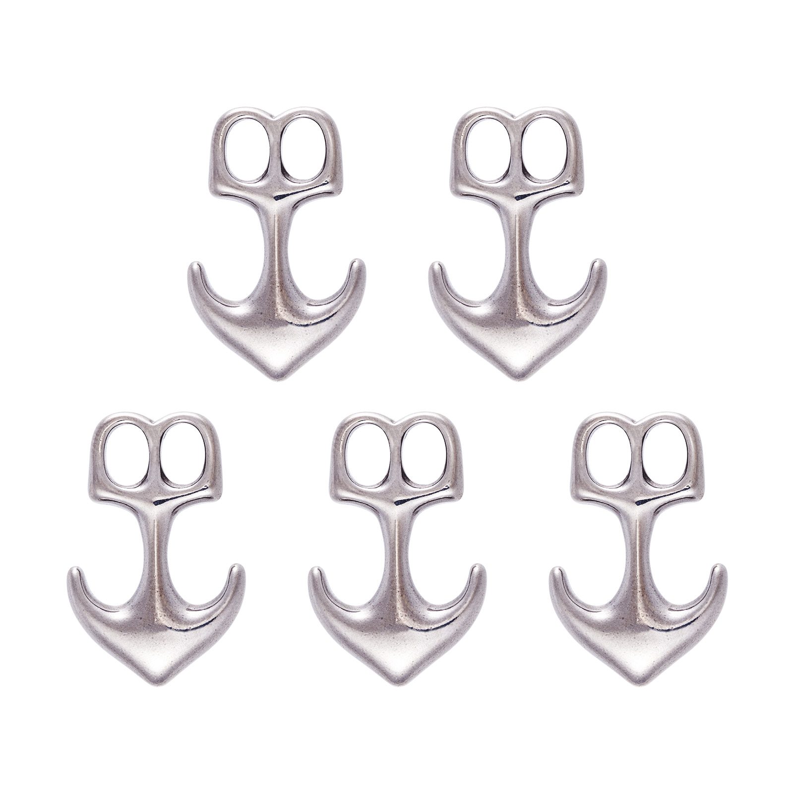 5 個アンカーフッククラスプ 304 ステンレス鋼コネクタ女 - Jewelry Making For Adults のレビューと価格