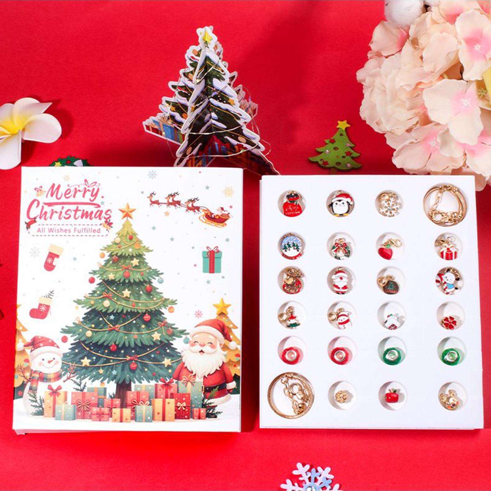 カレンダー アドベント チャーム クリスマス カウントダウン - Jewelry Making Kits For Kids のレビューと価格