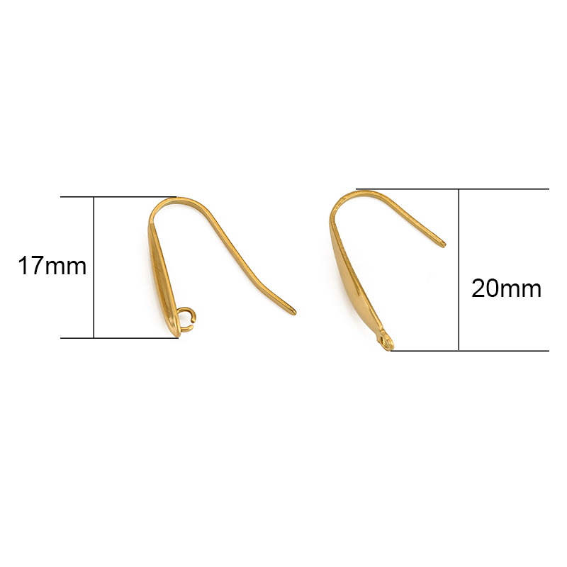 10 個色褪せないステンレス鋼イヤリングフックワイヤー作成  - Jewelry Making Wire のレビューと価格