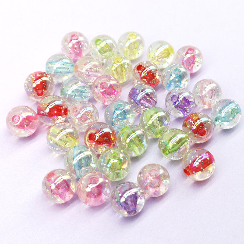 アクリルビーズ,50個,10mm,ジュエリー作り用の丸い色, - Jewelry Making 4 Year Old のレビューと価格