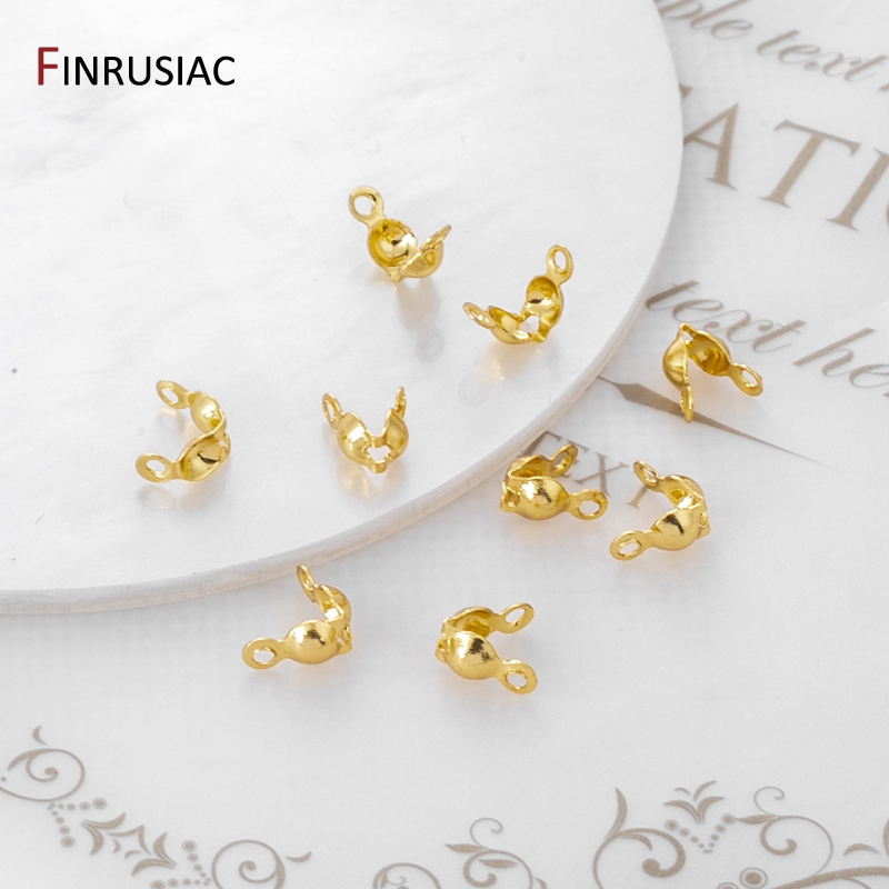 3 ミリメートル/4 ミリメートルカロット圧着ビーズ先端ノッ - Jewelry Making Knots For Clasps のレビューと価格