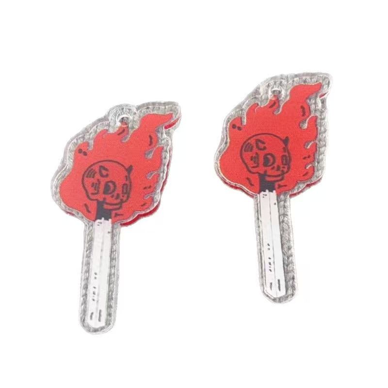 10個のアクリルスカルペンダント、DIYジュエリー作り、イヤ - Jewelry Making Factory のレビューと価格