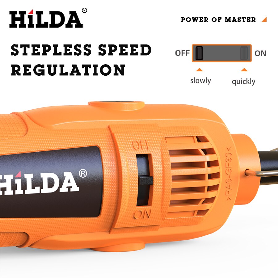 HILDA 電動ドリルグラインダー彫刻ペンキット可変速回転ツ - Jewelry Making Rotary Tool のレビューと価格