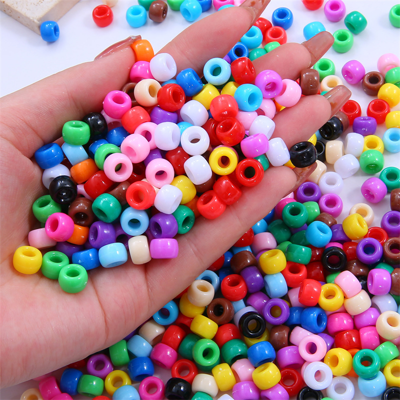 100個入り 6x9mm 大穴 プラスチック アクリル ソリ - Jewelry Making 4 Year Old のレビューと価格