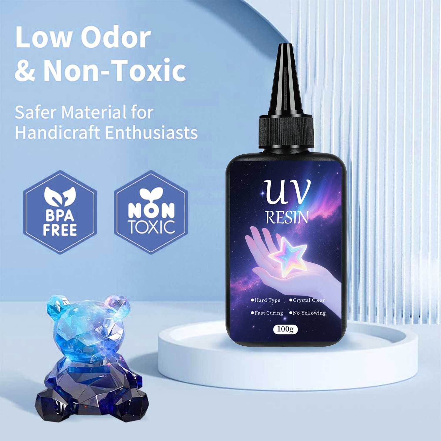 UVレジンキット（鋳造ツール付き） - 超透明、硬質、低臭、 - Jewelry Making For Beginners のレビューと価格