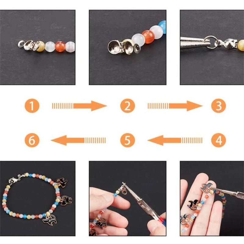 100 個ステンレス鋼圧着ビーズコードノットカバーエンドキャ - Jewelry Making Knots For Clasps のレビューと価格
