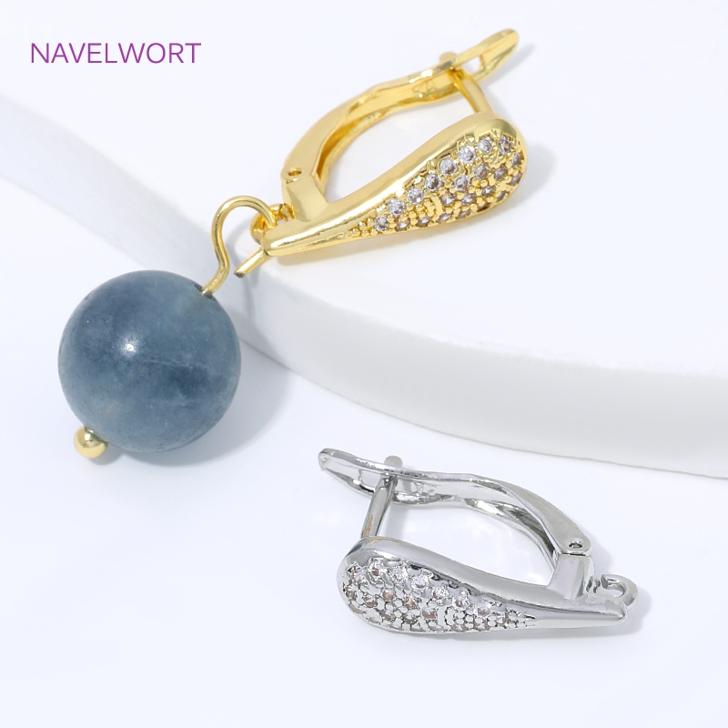 18K金メッキ扇形フラワーイヤワイヤーイヤリング金具、真鍮製 - Jewelry Making Name のレビューと価格