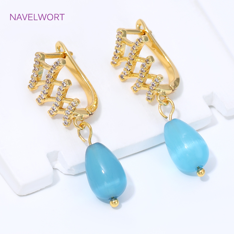 18K金メッキ扇形フラワーイヤワイヤーイヤリング金具、真鍮製 - Jewelry Making Name のレビューと価格