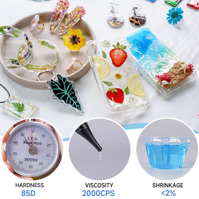 アップグレードされた UV 樹脂ハードスターターハードタイプ - Jewelry Making For Beginners のレビューと価格