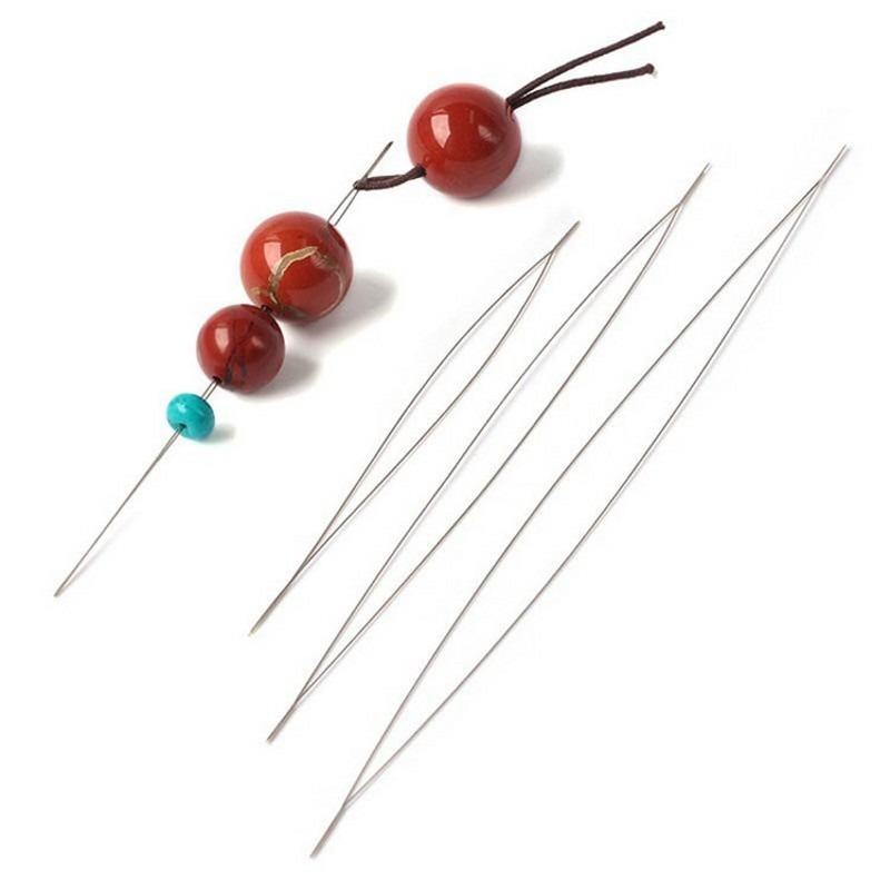 1/10個入り オープンビーズニードル DIYビーズ針 ジュ - Jewelry Making Wire のレビューと価格