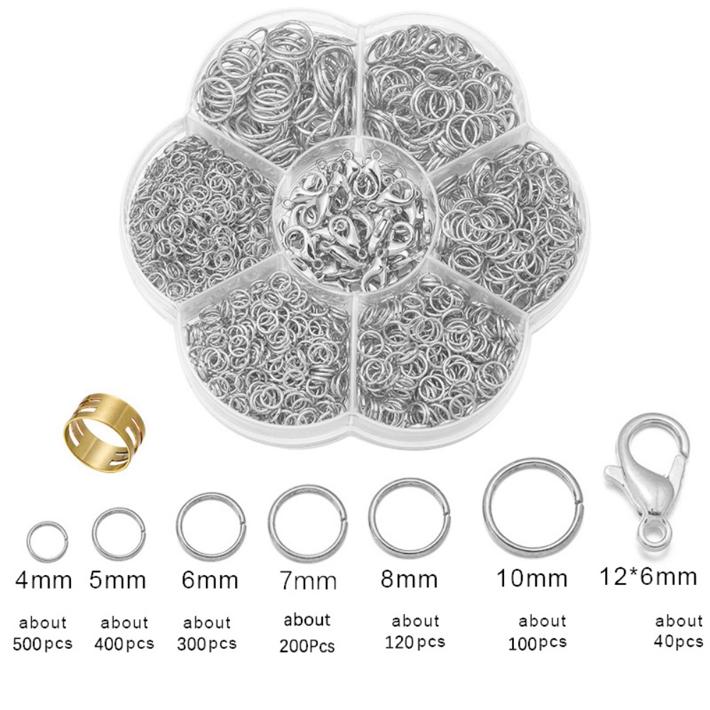 1箱入りジャンプリングDIYジュエリーパーツキット、初心者向 - Jewelry Making For Beginners のレビューと価格