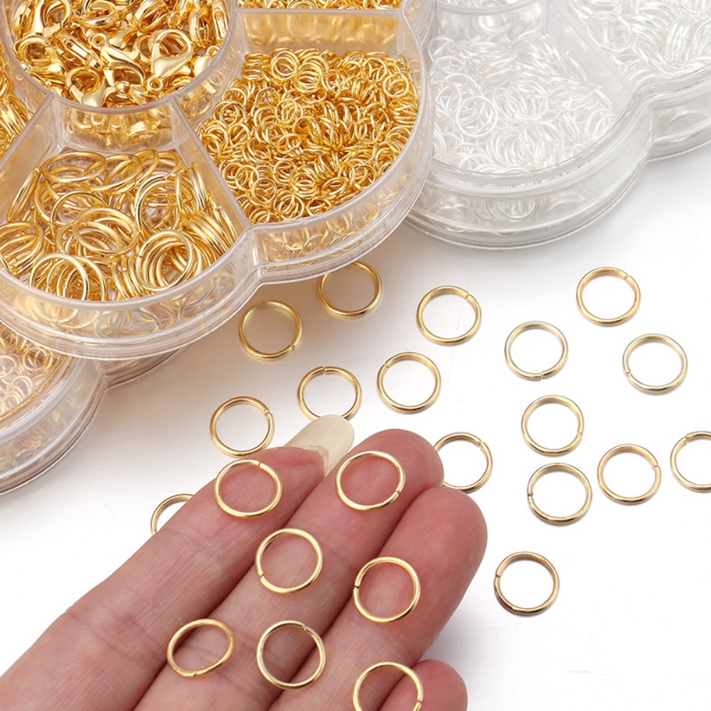 1箱入りジャンプリングDIYジュエリーパーツキット、初心者向 - Jewelry Making For Beginners のレビューと価格