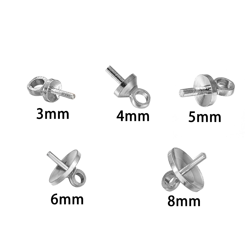 50-100 ピース/ロット真鍮半穴チャームアイピンビーズエ - Jewelry Making Rivets のレビューと価格