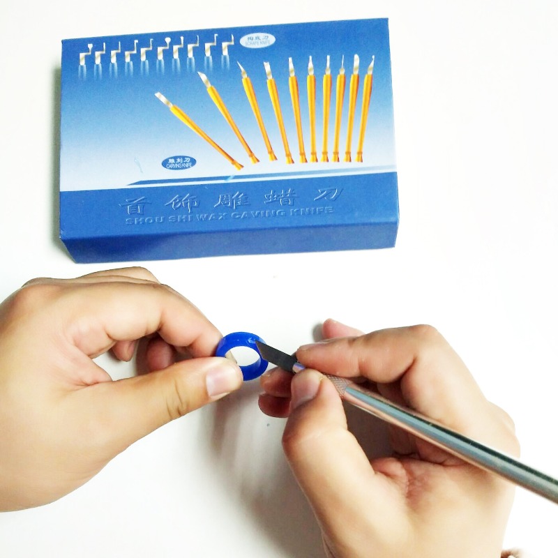10ピースセット アンダーカットワックスカービングナイフセッ - Jewelry Making For Beginners のレビューと価格