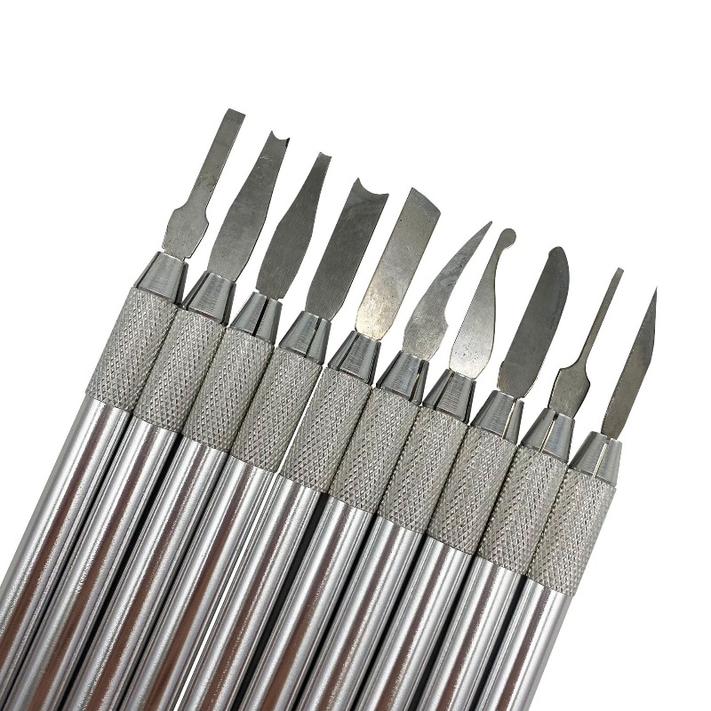 10ピースセット アンダーカットワックスカービングナイフセッ - Jewelry Making For Beginners のレビューと価格