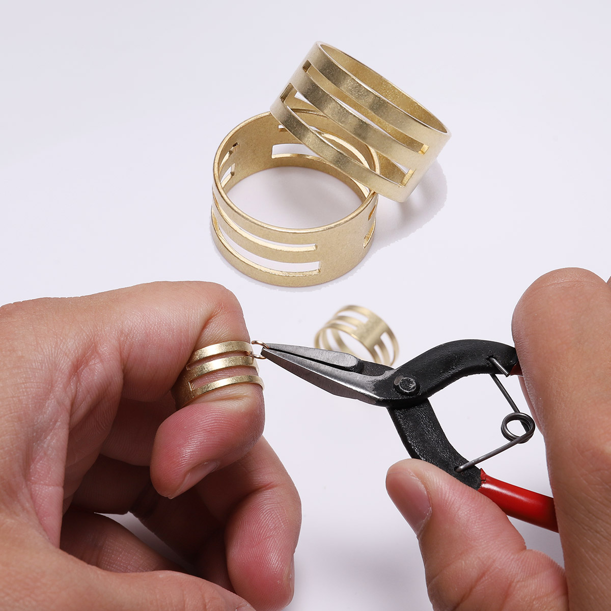 真鍮丸カン開閉ツール所見指リング開口ヘルパーツールジュエリー - Jewelry Making Rotary Tool のレビューと価格