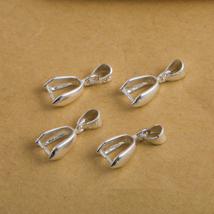 10 個 925 スターリングシルバーメッキ銅ペンダントピン - Jewelry Making Name のレビューと価格