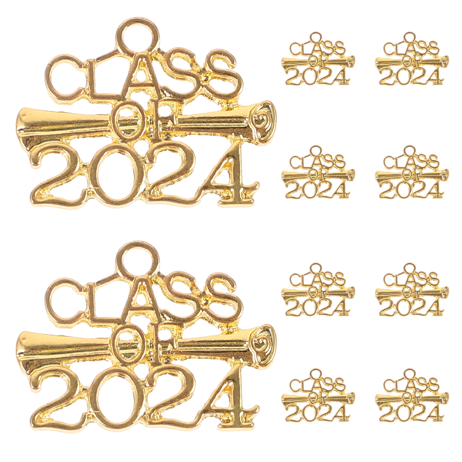 10個入り合金製2024チャームペンダント、ジュエリー製作、 - Jewelry Making Classes のレビューと価格