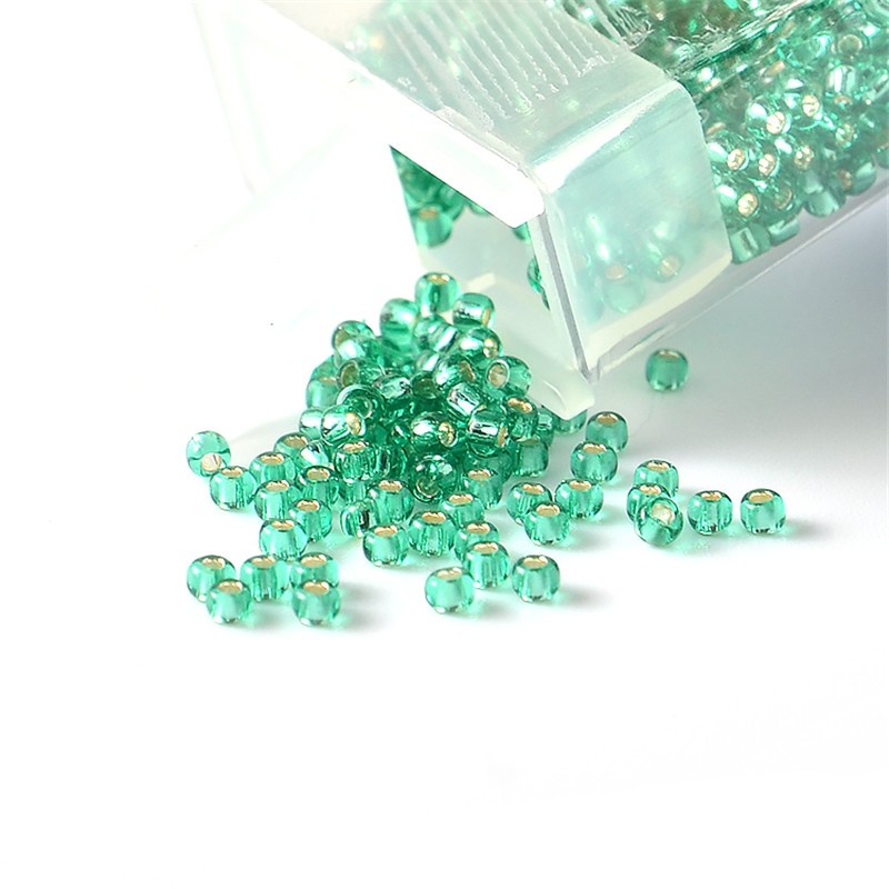 1000 個 11/0 TOHO ラウンドビーズシルバー裏地 - Jewelry Making Japan のレビューと価格