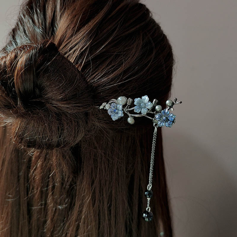 クラシックヘアスティック箸インクカラーフラワーメタルフリンジ - Jewelry Making For Adults のレビューと価格