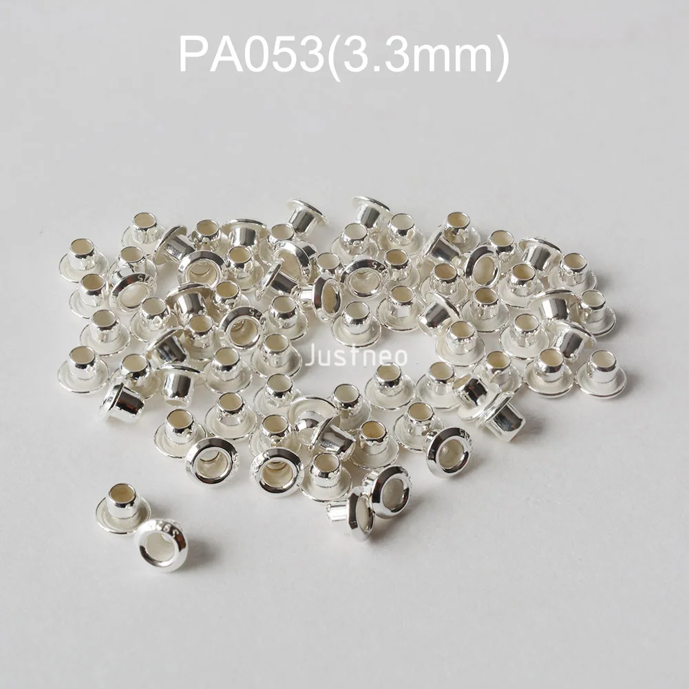 925 スターリングシルバー グロメット アイレット リベッ - Jewelry Making Rivets のレビューと価格