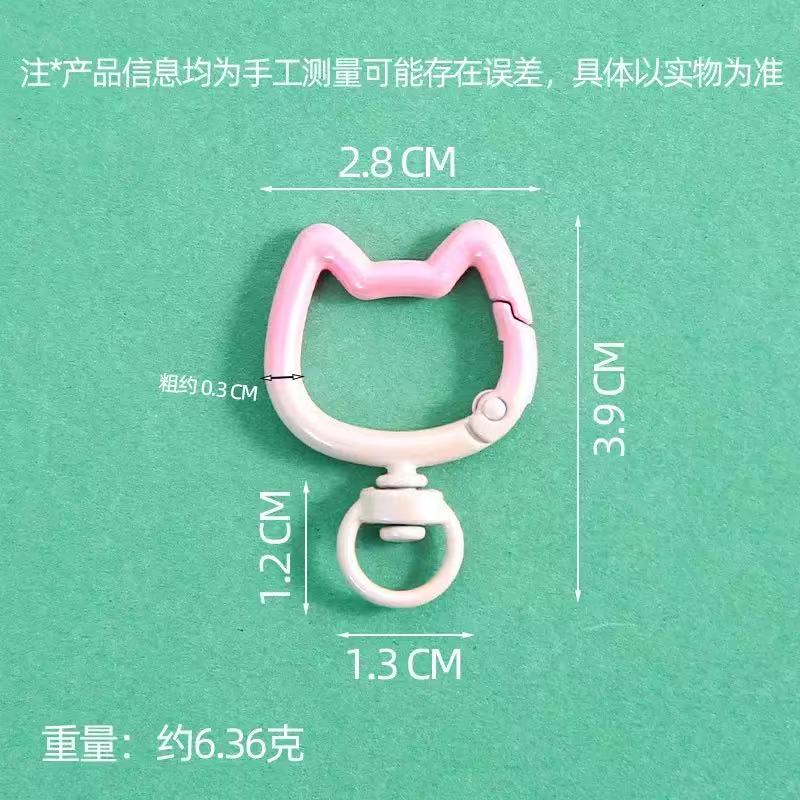 5-10 個グラデーションかわいい猫クラスプ開閉可能なコネク - Jewelry Making Name のレビューと価格
